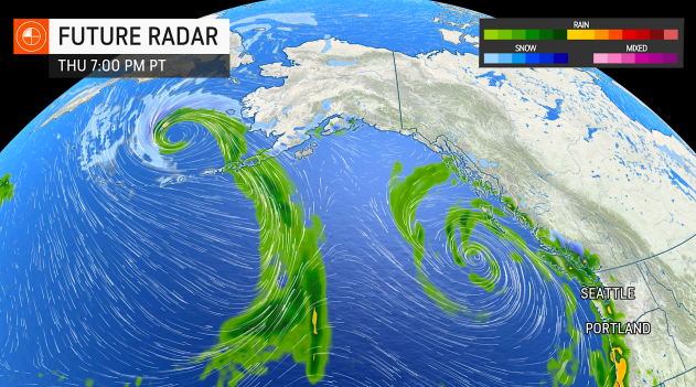 bomb cyclone pacific northwest