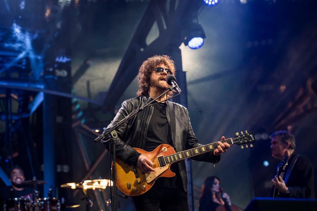 Jeff Lynne's ELO played Wembley Stadium in London in June 2017. The veteran musician will make one final road run this summer on The Over and Out Tour.