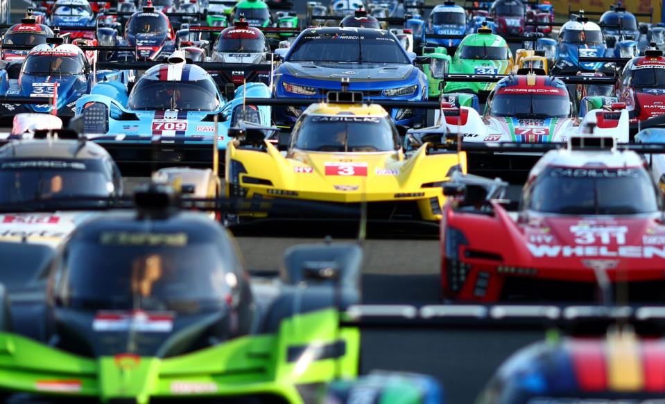 A full field photo of the Le Mans cars illustrates just how big NASCAR\
