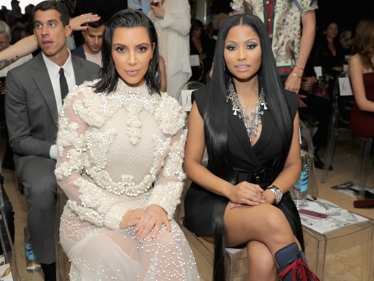 Kim Kardashian West and Nicki Minaj