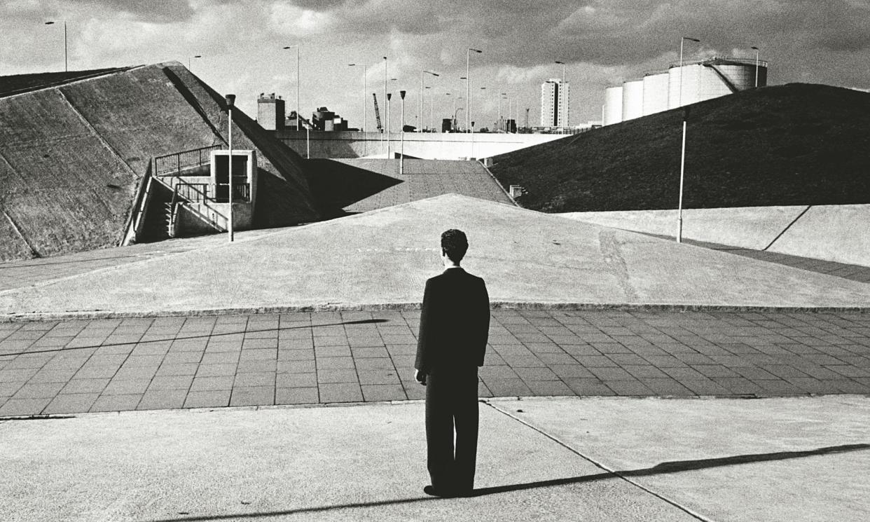 <span>Wandsworth Roundabout, 1977. Brian Griffin wound intrigue throughout his work, stopping the viewer in their tracks, making them take time over his images.</span><span>Photograph: Brian Griffin</span>