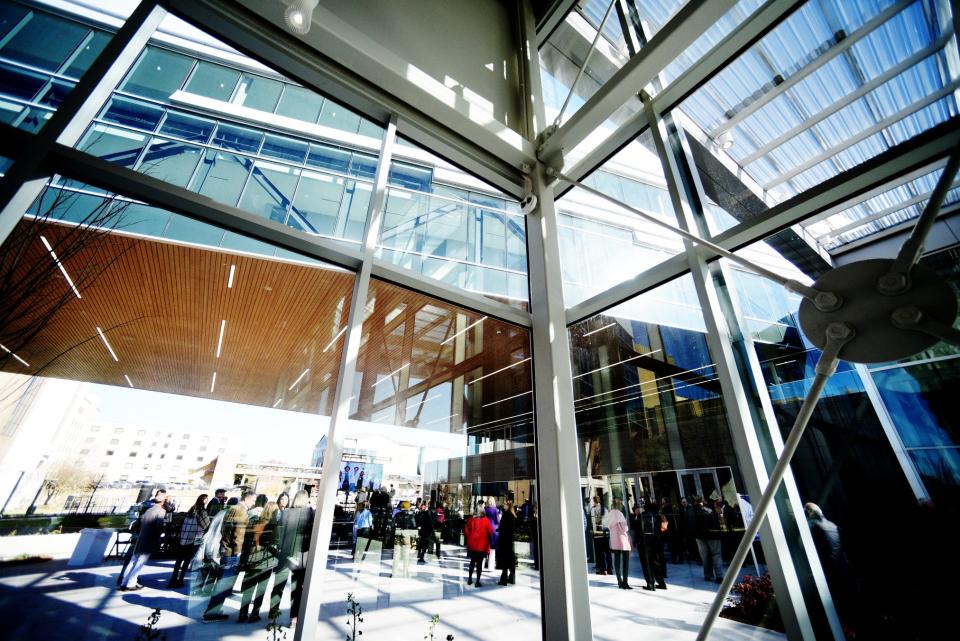 The grand opening ceremony for the building of the Center for Medical Education of LSU Health Shreveport Monday morning, December 11, 2023.