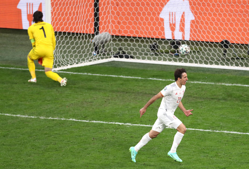 Mikel Oyarzabal verwertete den Matchball. (Bild: Stanislav Krasilnikov\TASS via Getty Images)