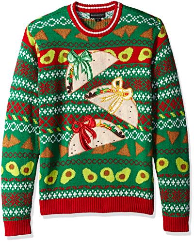 Taco Present Ugly Christmas Sweater