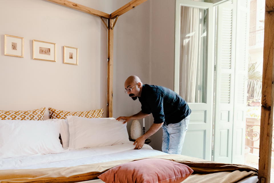 圖／Airbnb推出全球計劃，將為抗疫人員提供10萬個住宿。