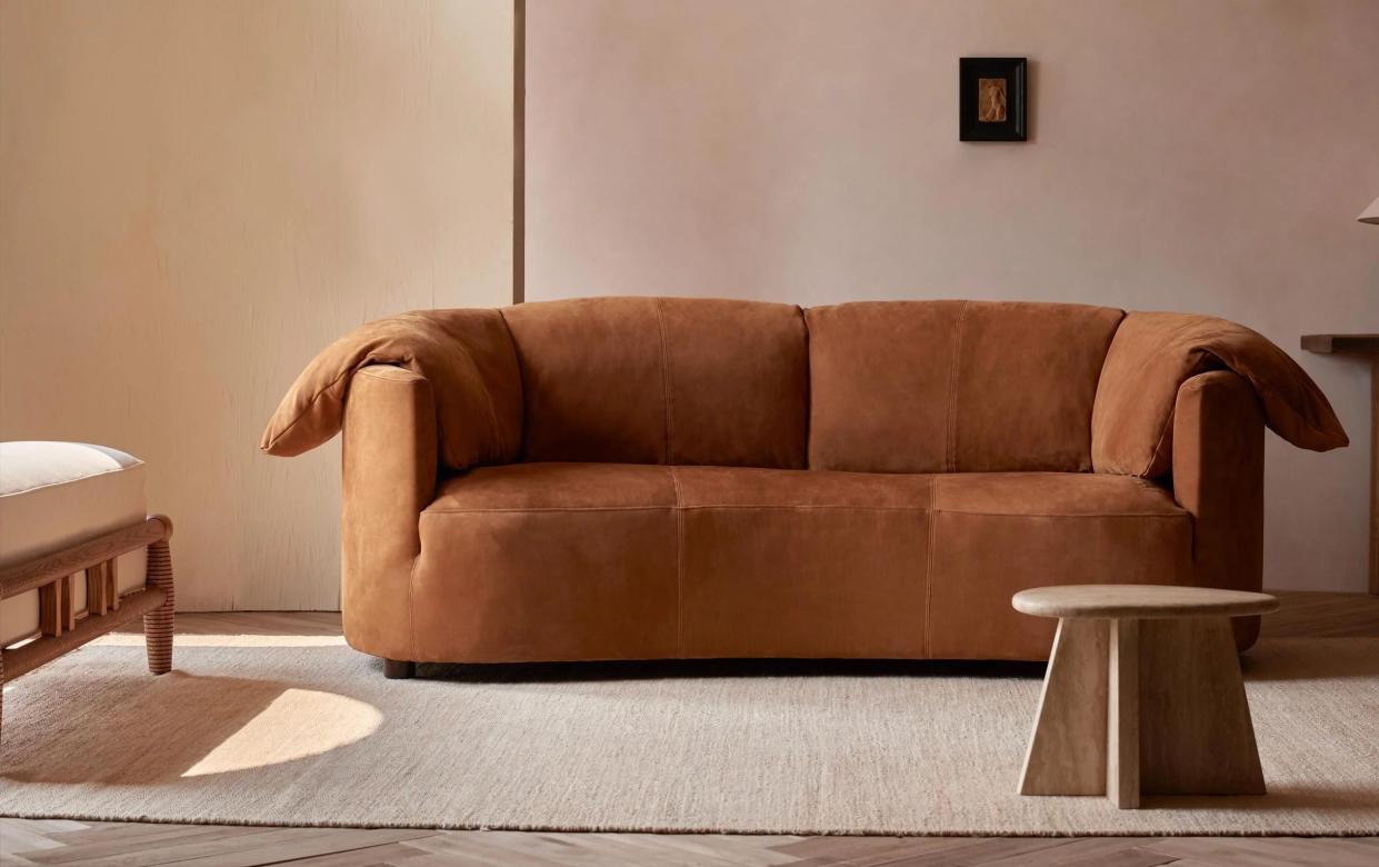 <p><a href="https://sixpenny.com/products/loula-sofa?variant=40135284326444" rel="nofollow noopener" target="_blank" data-ylk="slk:Shop Now;elm:context_link;itc:0;sec:content-canvas" class="link rapid-noclick-resp">Shop Now</a></p><p>Loula Sofa</p><p>sixpenny.com</p><p>$3299.00</p>