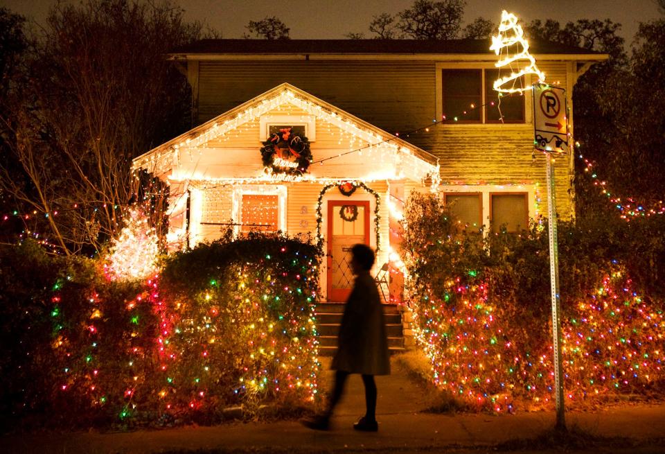 The Christmas lights on 37th Street, seen here in 2010, are an annual Austin tradition.