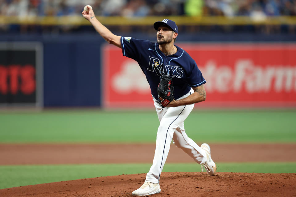 Zach Eflin。（MLB Photo by Mike Carlson/MLB Photos via Getty Images）