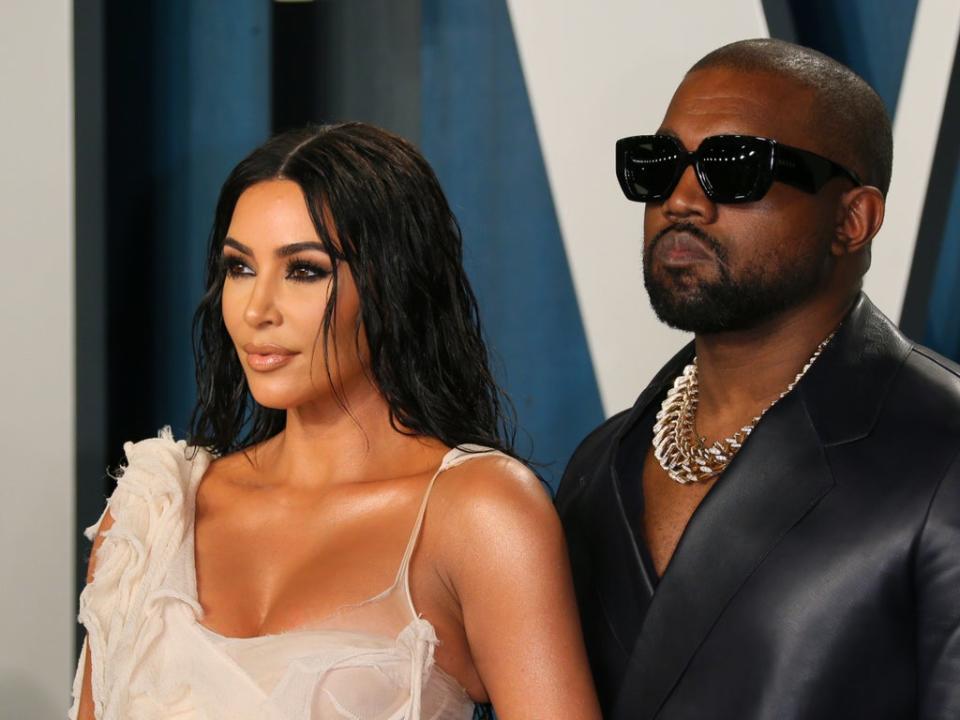 Kim Kardashian and Kanye West (AFP via Getty Images)