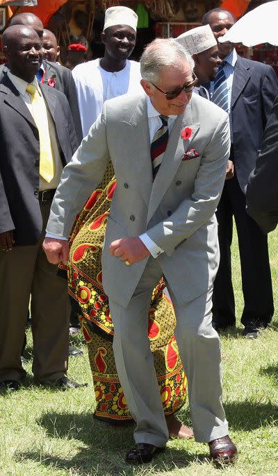 Prince Charles and Camilla show off their dance moves