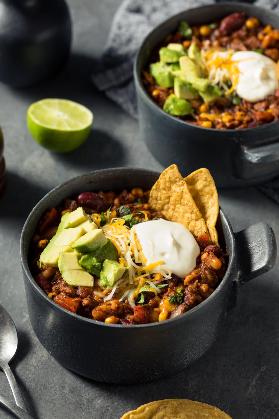 What better way to feed a big group than this hearty turkey chilli? (Getty/iStock)