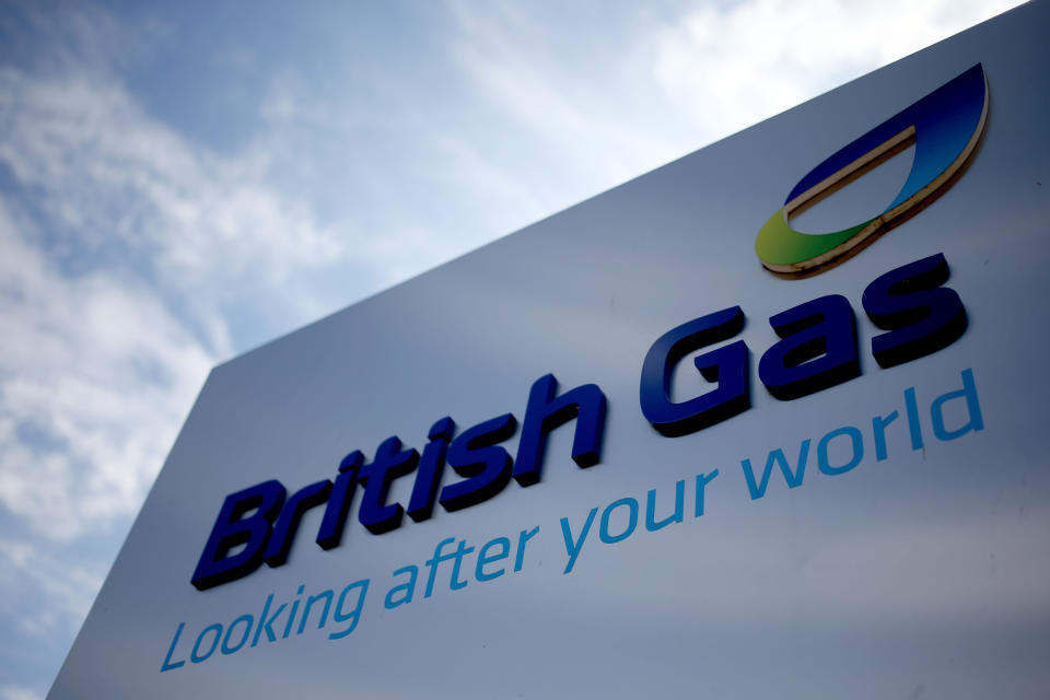 File photo dated 08/08/13 of British Gas sign. British Gas has ordered 1,000 electric vans for its engineers, in what it says is the largest order of battery powered vehicles for a commercial fleet in the UK.