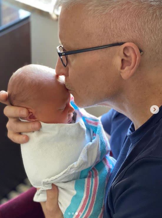 “As a gay kid, I never thought it would be possible to have a child, and I’m grateful for all those who have paved the way, and for the doctors and nurses and everyone involved in my son's birth,” Cooper continued. “[…] I do wish my mom and dad and my brother, Carter, were alive to meet Wyatt, but I like to believe they can see him. I imagine them all together, arms around each other, smiling and laughing, happy to know that their love is alive in me and in Wyatt, and that our family continues.”