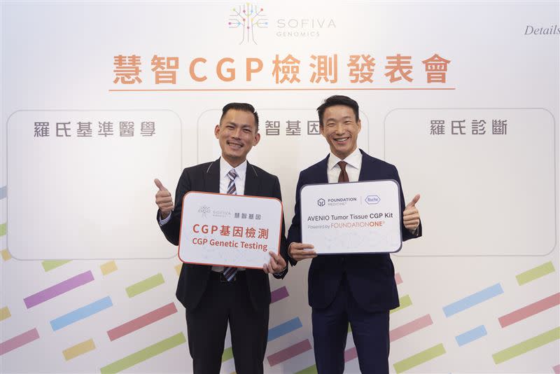 慧智CGP基因檢測與羅氏診斷、羅氏基準醫學強強聯手，共推全方位癌症基因檢測（圖／慧智基因提供）