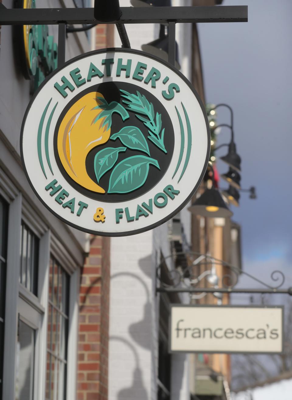 Heather's Heat and Flavor shop in Hudson's First & Main stocks a variety of herbs, spices, sauces and more.