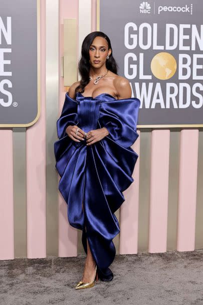 PHOTO: Michaela Jae Rodriguez attends the 80th Annual Golden Globe Awards at The Beverly Hilton on Jan. 10, 2023, in Beverly Hills, Calif. (Amy Sussman/Getty Images)