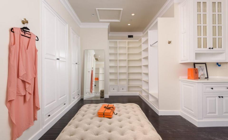 5) There's a walk-in closet that's bigger than most people's bedrooms (if not bigger.)