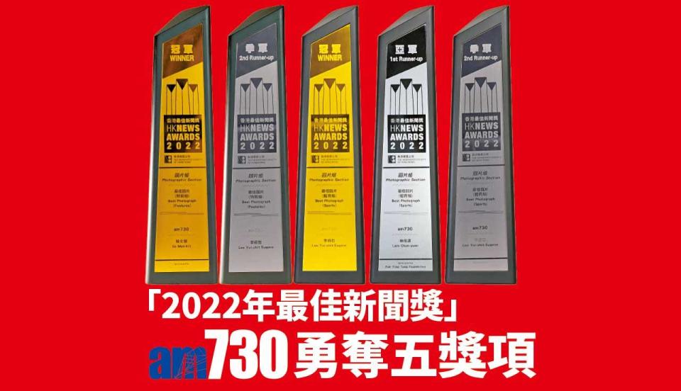 「2022年最佳新聞獎」 am730勇奪五獎項