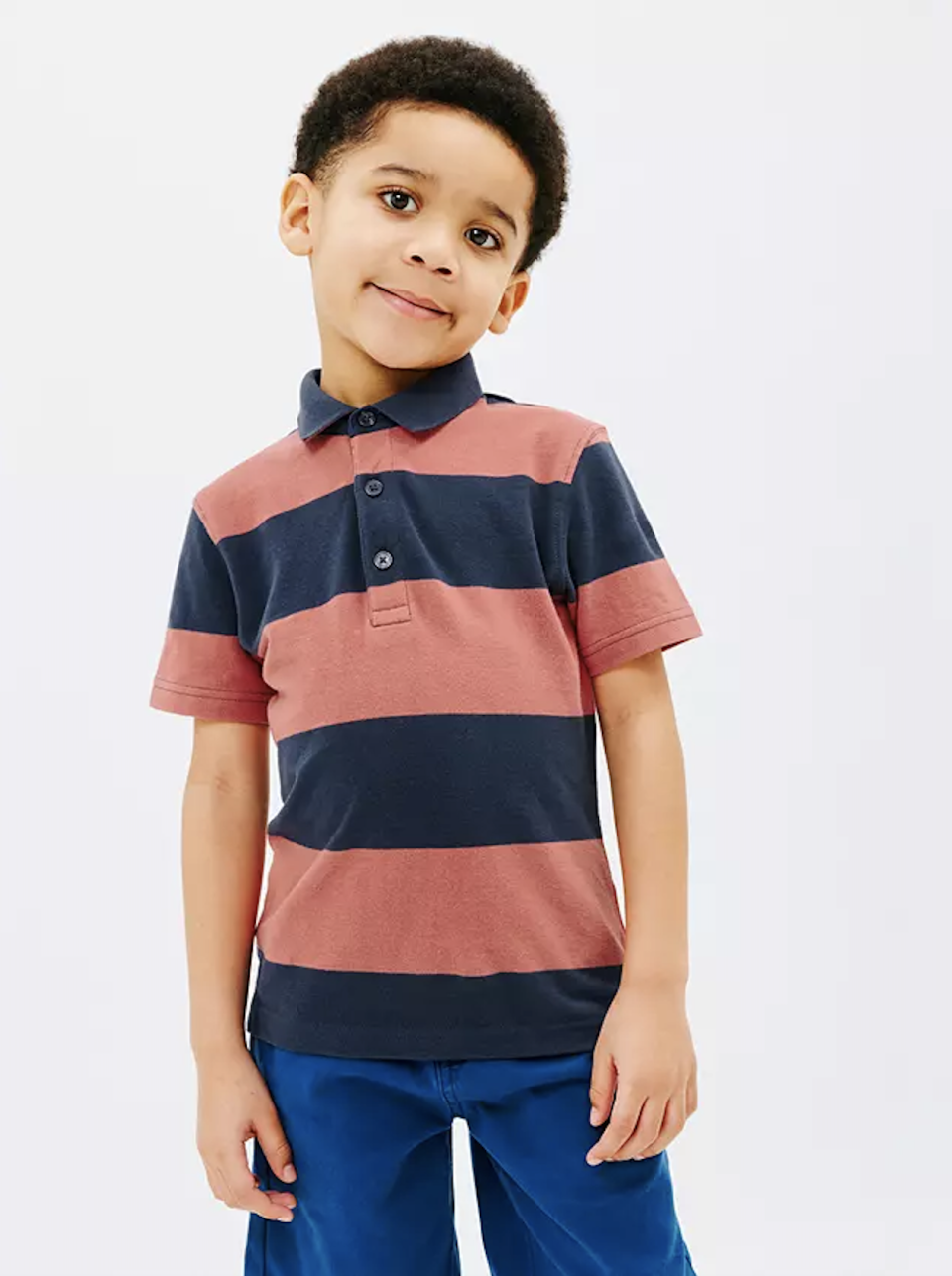 <p><a href="https://go.redirectingat.com?id=74968X1596630&url=https%3A%2F%2Fwww.johnlewis.com%2Fjohn-lewis-kids-colour-block-stripe-pique-polo-shirt-crab-navy%2Fp109944000&sref=https%3A%2F%2Fwww.townandcountrymag.com%2Fstyle%2Ffashion-trends%2Fg40300677%2Froyal-approved-childrenswear-brands%2F" rel="nofollow noopener" target="_blank" data-ylk="slk:Shop Now;elm:context_link;itc:0;sec:content-canvas" class="link ">Shop Now</a></p><p>Kids' Colour Block Stripe Pique Polo Shirt</p><p>$12.00</p><p>johnlewis.com</p><span class="copyright">Product Shot Image</span>