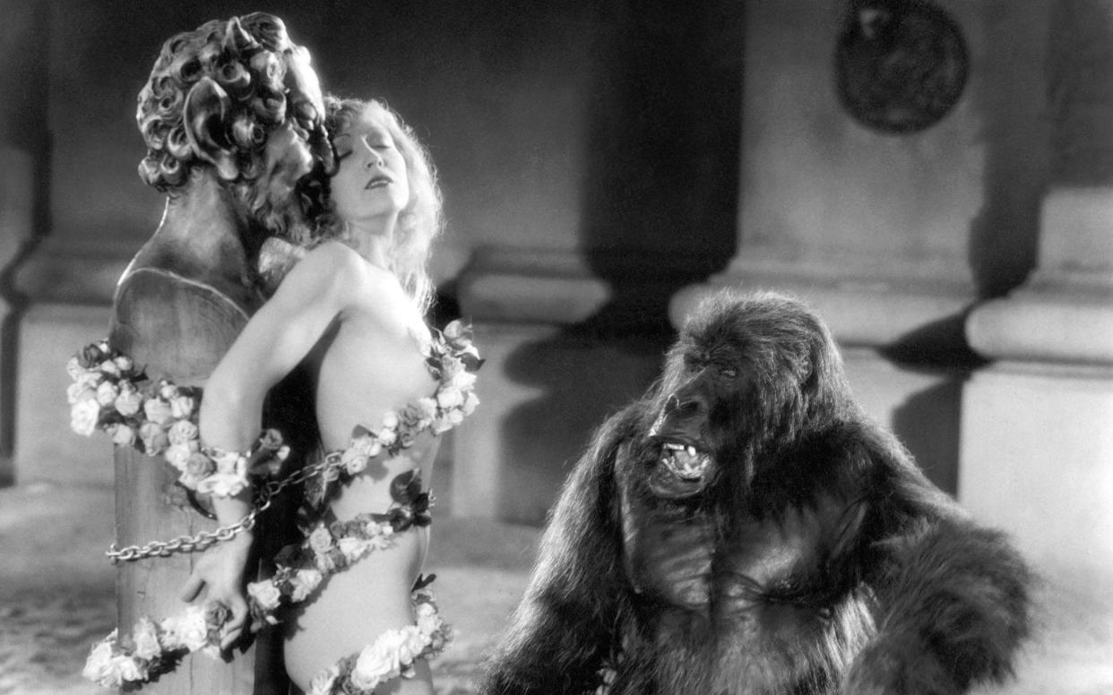 Dorothy Granger and Charles Gemora (as the ape) in Sign of the Cross (1932) - Reel Art Press