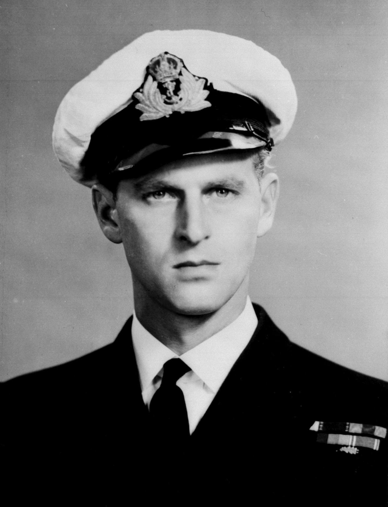 Philip in his naval uniform in 1946. (Photo: PA}