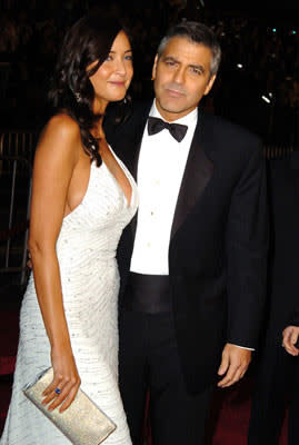 George Clooney and Lisa Snowden at the Hollywood premiere of Warner Bros. Ocean's Twelve