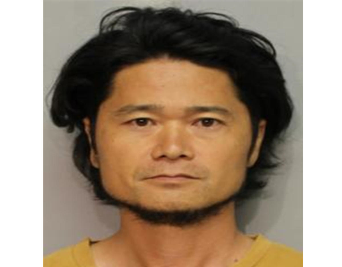 Akito Fukushima was arrested at 6.45am on Tuesday for first-degree ‘terroristic threatening’  (The Hawaii Police Department)