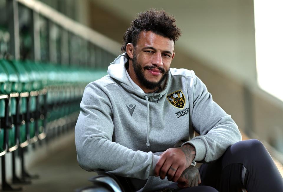 Courtney Lawes has quit England duty but still plays for Northampton Saints (Getty Images)