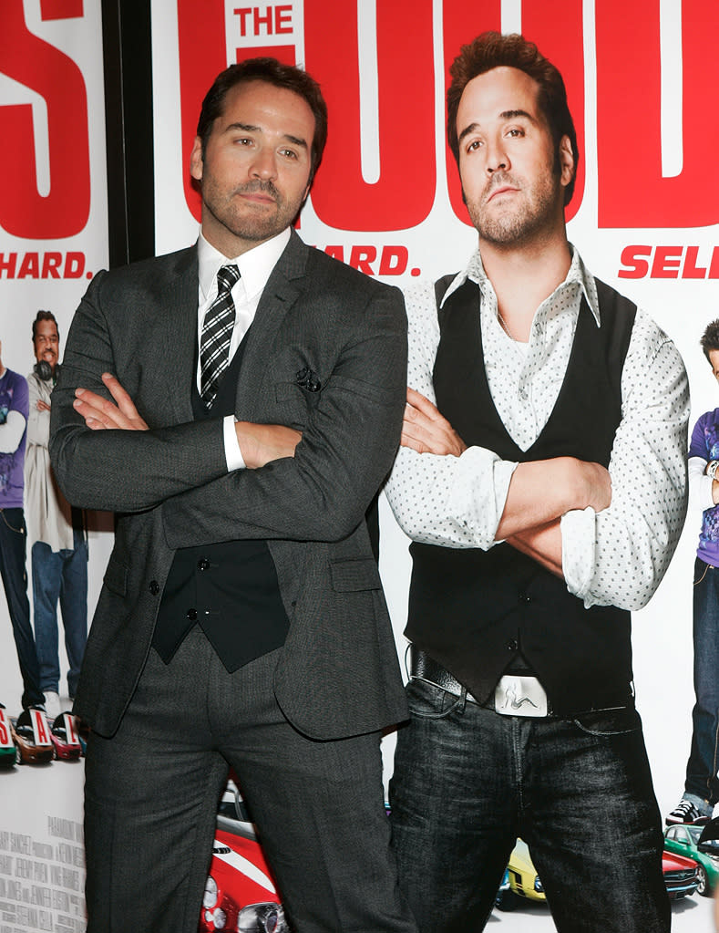 <a href="http://movies.yahoo.com/movie/contributor/1800022783" data-ylk="slk:Jeremy Piven;elm:context_link;itc:0;sec:content-canvas" class="link ">Jeremy Piven</a> at the Las Vegas premiere of <a href="http://movies.yahoo.com/movie/1809962092/info" data-ylk="slk:The Goods: Live Hard, Sell Hard;elm:context_link;itc:0;sec:content-canvas" class="link ">The Goods: Live Hard, Sell Hard</a> - 08/12/2009
