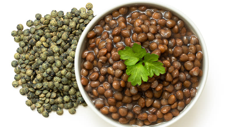 two kinds of lentils