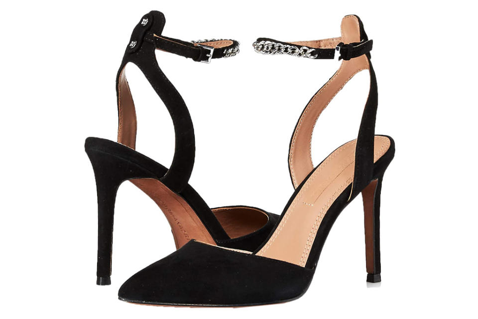 BCBG, chain-strap pumps