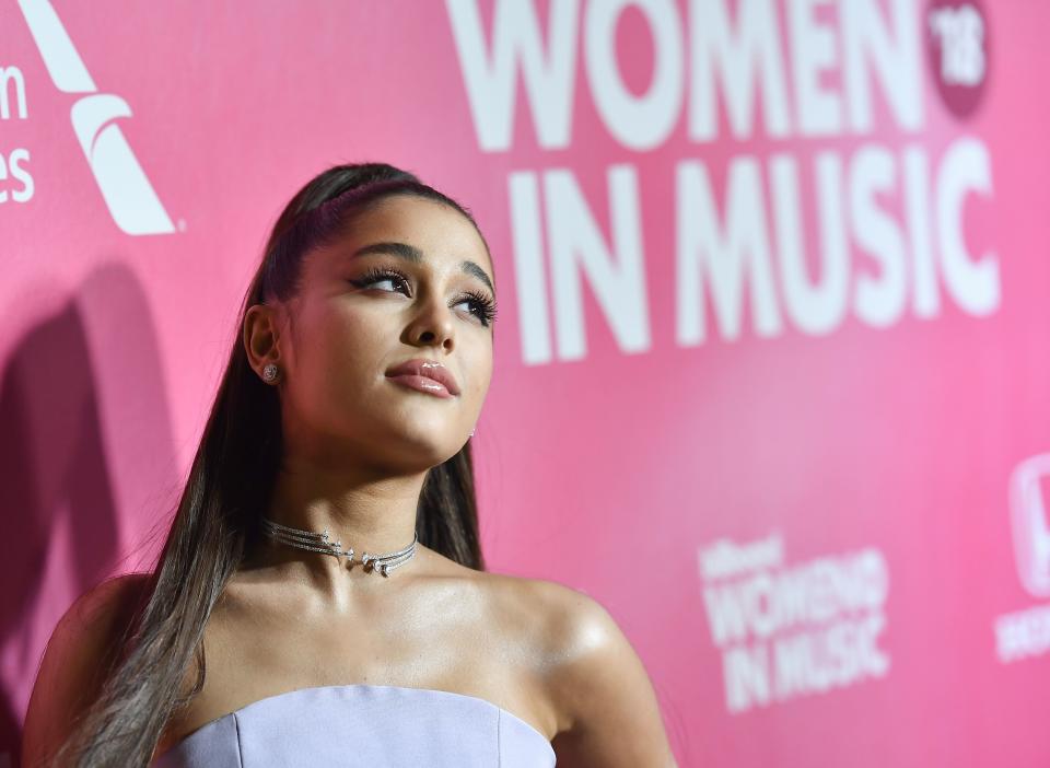 At Billboard's Women in Music 2018 event, Ariana Grande opened up about her year filled with ups and downs.