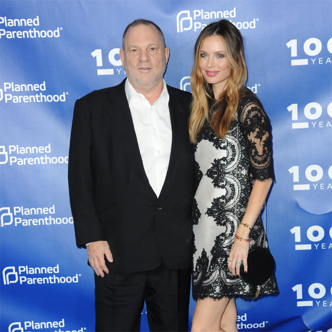 Harvey Weinstein y Georgina Chapman en mayo de 2017 credit:Bang Showbiz