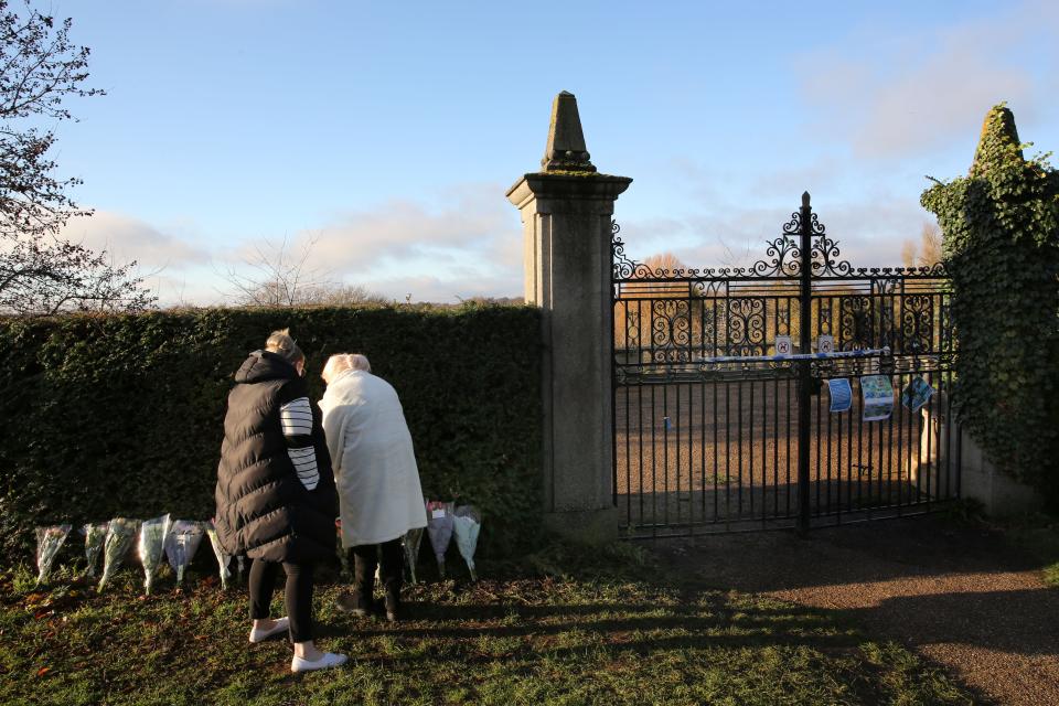 Several tributes were seen outside the park which remained closed on Friday (Getty Images)