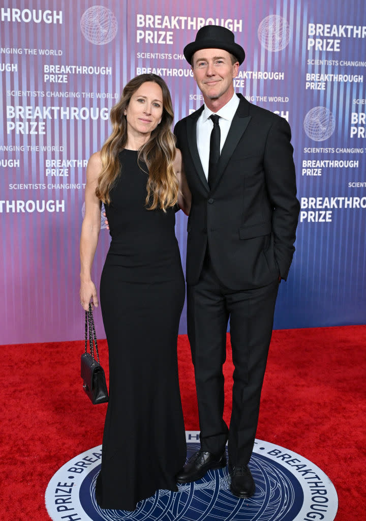 Shauna Robertson and Edward Norton