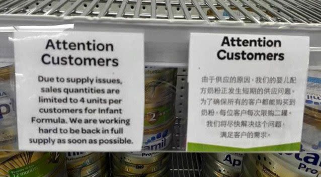 Woolies said it was a 'ticketing error' and would pass on feedback to store managers. Source: Facebook