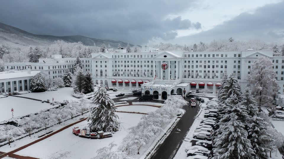 A white Christmas at The Greenbrier certainly would be nice. - The Greenbrier