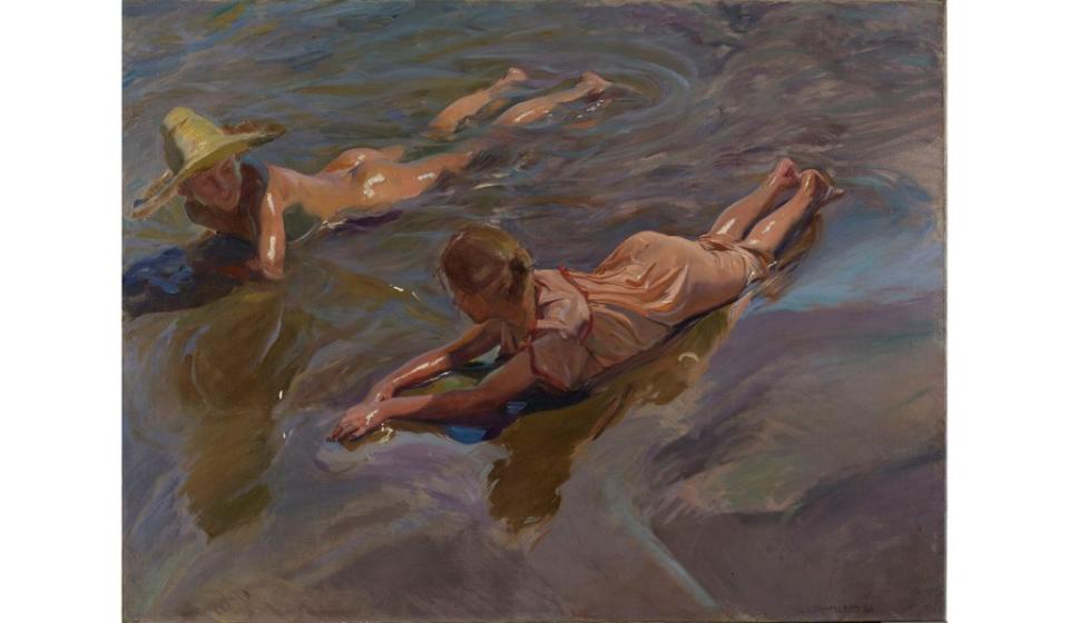 <i>Sea Idyll</i>, 1908, by Joaquín Sorolla y Bastida. Oil on canvas.