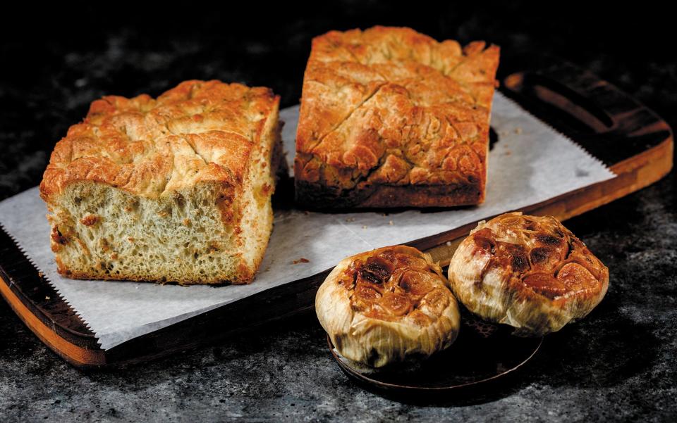 Customer favorite: Prezzo's complimentary roasted garlic and warm focaccia.