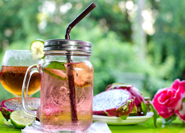 Jam Cocktails made in a Mason Jar