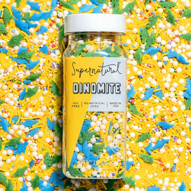 Dinomite Natural Confetti Rainbow Dinosaurs Sprinkles