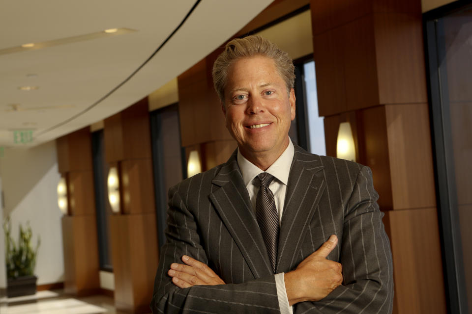 LOS ANGELES, CA. - SEPTEMBER 10, 2014: Gary Burnison, CEO of Korn Ferry poses for a portrait at the company in Los Angeles on September 10, 2014.  (Photo by Anne Cusack/Los Angeles Times via Getty Images)