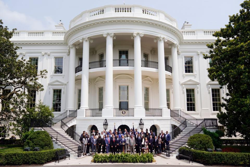 Tampa bay buccaneers at White House