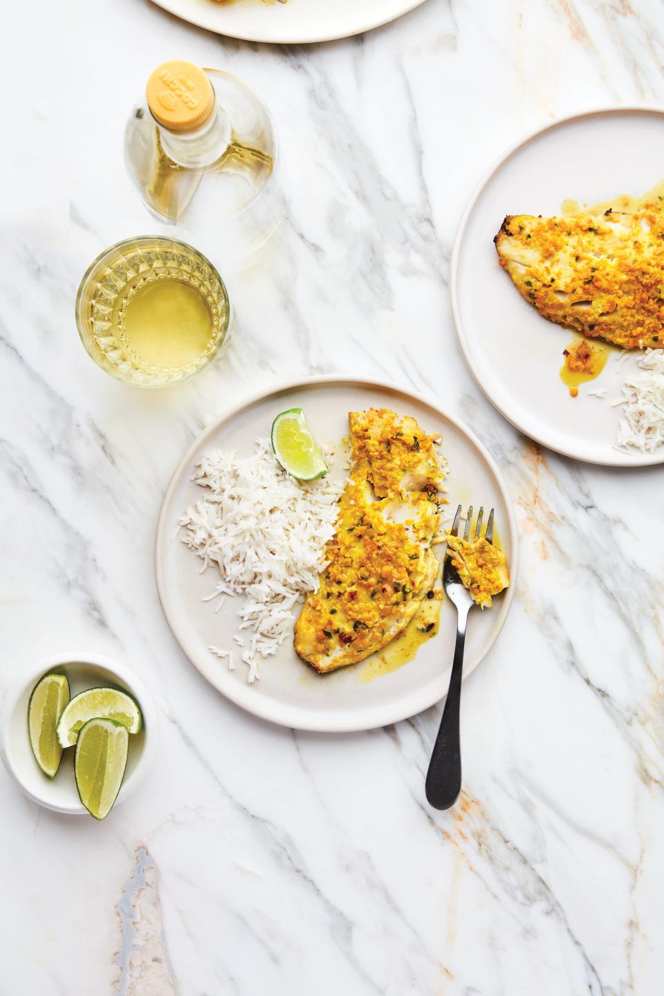 Orange Fish in Parchment