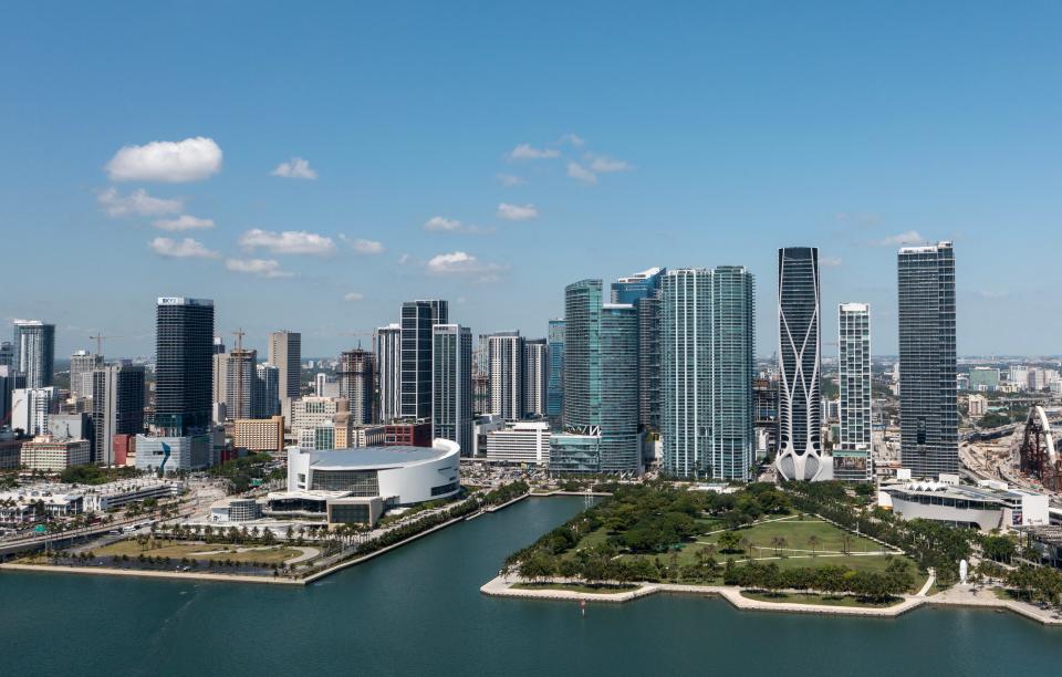 Aerial views of Miami Ahead of the 2026 FIFA World Cup