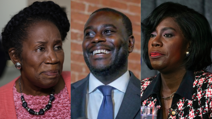Among those whose election victories Tuesday would make history are (from left) Rep. Sheila Jackson Lee, who is running for Houston mayor; Gabe Amo, Democratic nominee for Rhode Island’s 1st Congressional District seat; and Cherelle Parker, Democratic nominee for Philadelphia mayor. (Photo: Getty Images/Gabe Amo for Congress)