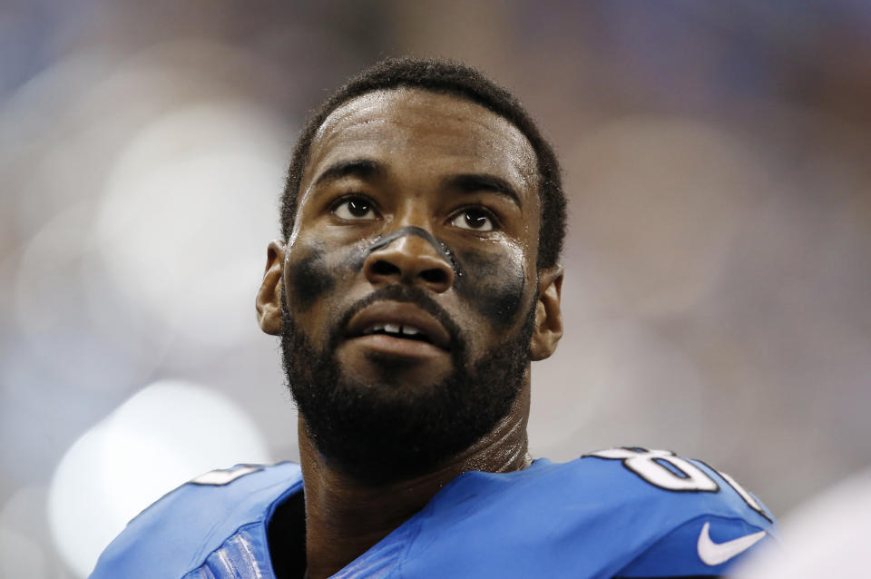 Former Detroit Lions wide receiver Calvin Johnson is trying to enter the marijuana business in Michigan. (AP)