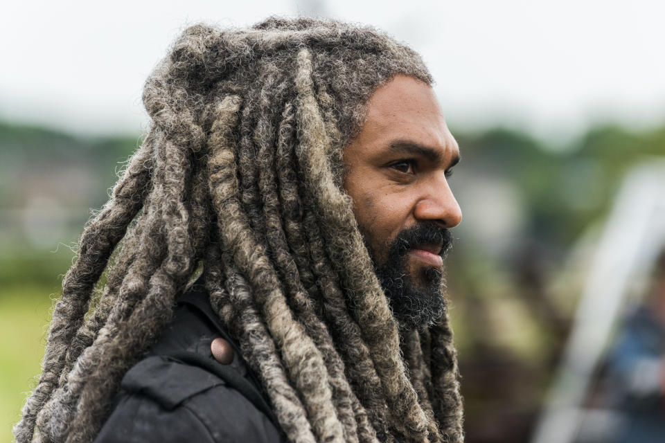 <p>Khary Payton as Ezekiel in AMC’s <i>The Walking Dead</i>.<br>(Photo: Gene Page/AMC) </p>