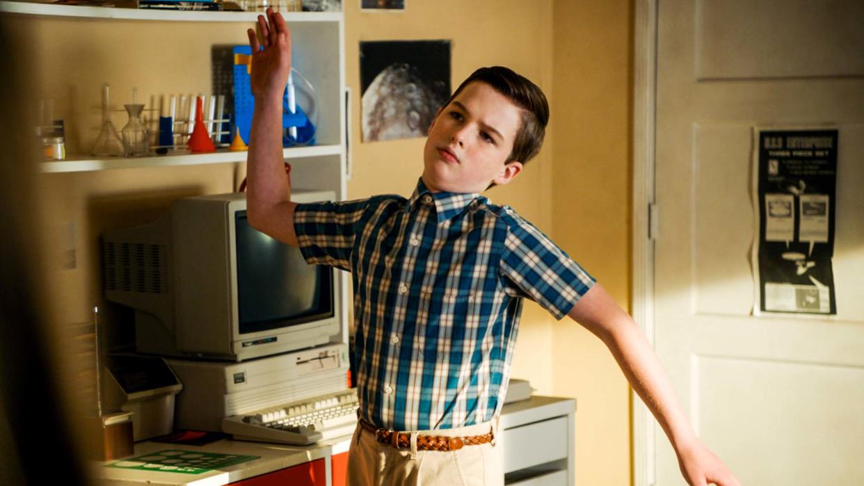  'Young Sheldon' stars Iain Armitage as young Sheldon Cooper of 'The Big Bang Theory.'. 