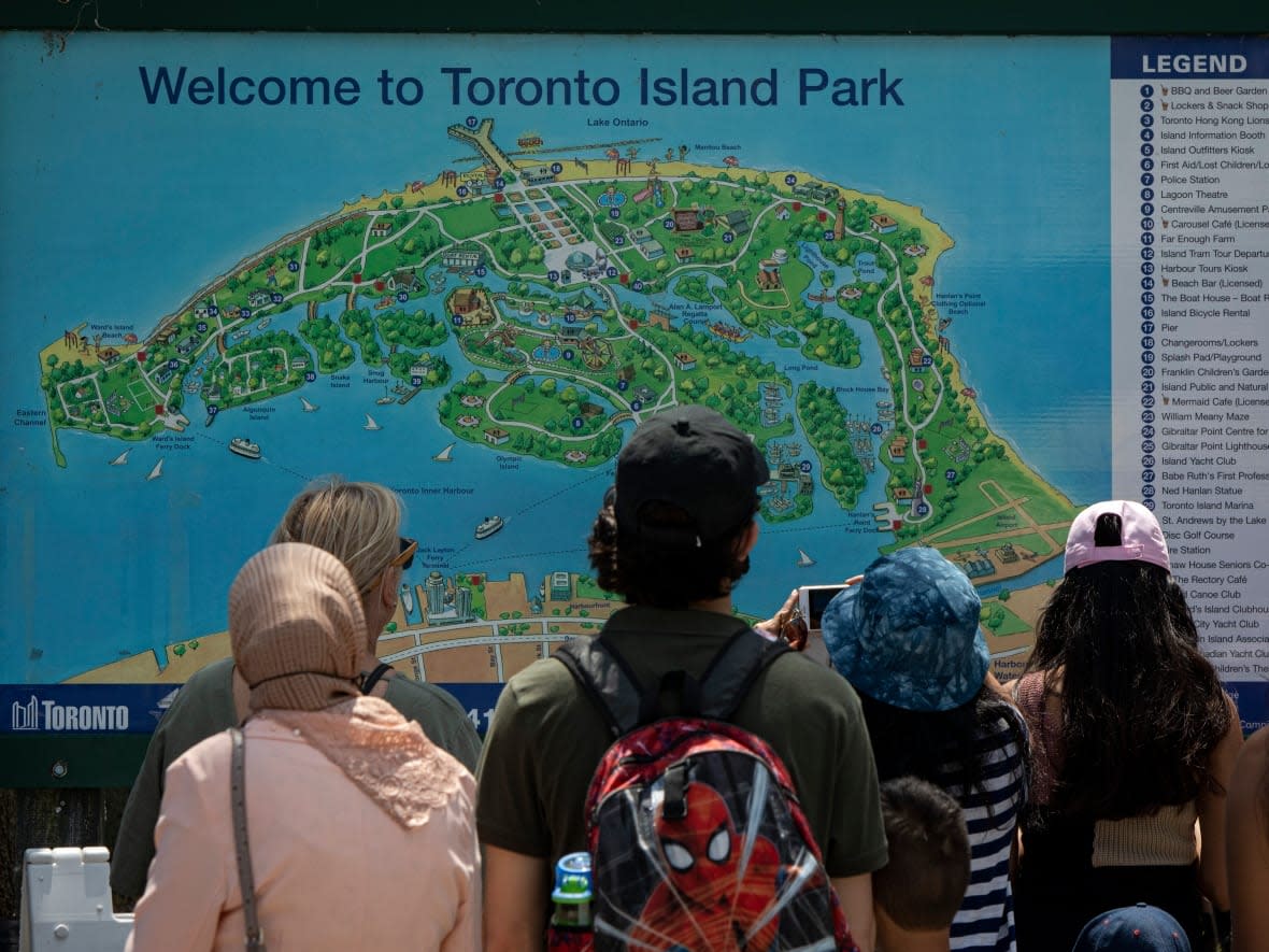 Members of Toronto's LGBTQ+ community are raising concerns about the city's master plan for the future of Hanlan's Point on the Toronto Islands. (Evan Mitsui/CBC - image credit)